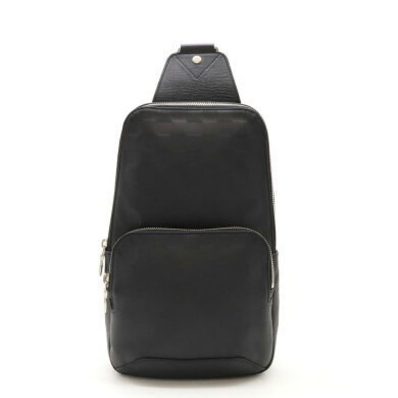 Louis Vuitton Infini Black Avenue Sling Bag Body Shoulder Bag Onyx Black - Picture 1 of 9